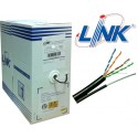 สาย LAN มีสลิง CAT5e UTP Cable ความยาว 305 เมตร / 1 กล่อง ยี่ห้อ LINK รุ่น US-9015M