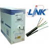 LINK CAT5e UTP Cable (305m./Box)  (Single Jacket OUTDOOR, US-9015M)Original มีสลิง