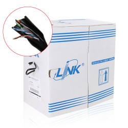 LINK CAT6 UTP Cable (305m./Box)(23 AWG, Double Jacket OUTDOOR, US-9106OUT) Original
