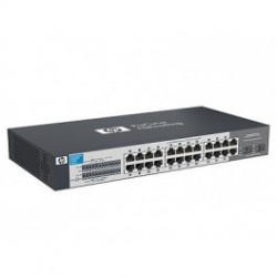 HP 1410-24G (J9561A) 22-Port 10/100/1000 + 2-Port dual-personality 10/100/1000 Mbps Unmanaged Gigabit Switch