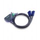 ATEN : CS62S2-ports PS/2 KVM Cable 0.9 m