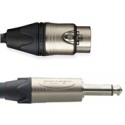 สาย Microphone Cable XLR/F-Plug Mono/M (Neutrik) ความยาว 1 เมตร