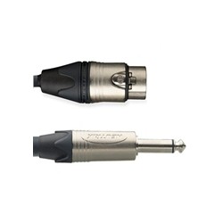 Microphone Cable XLR/F-Plug Mono/M (Neutrik)