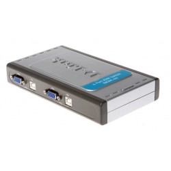 เควีเอ็มสวิทซ์ KVM Switch D-LINK (DKVM-4U) 4 Port USB