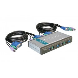 เควีเอ็มสวิทซ์ KVM Switch D-LINK (DKVM-4K) 4 Port PS/2