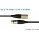 AMPHENOL XLR 3 pin (Female) to XLR 3 pin (Male)