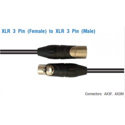 AMPHENOL  XLR 3 Pin (Female) to XLR 3 Pin (Male) 