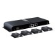 VANZELรุ่น  LH-104E 4 PORT HDMI EXTENDER SPLITTER OVER CAT6 WITH IR UP TO 120 M. WITH 4 RX UNITS