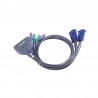 ATEN รุ่น  CS62 2 PORTS PS/2 KVM CABLE 1.2 M