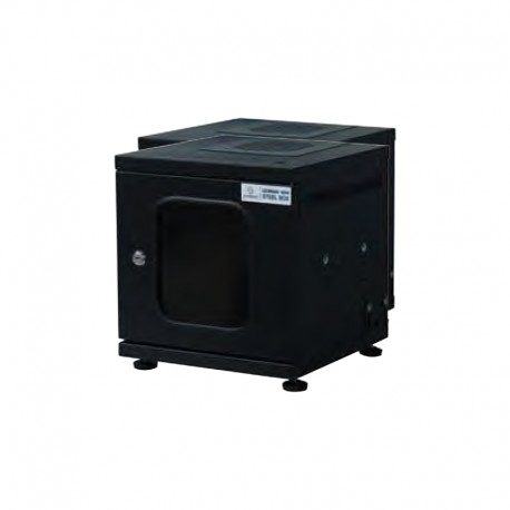 G6-30030B  19” GERMAN MINI STEEL BOX w/Shelf  (Black)