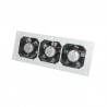 G7-05003  3 x 4” HEAVY DUTY FAN SET (2 Ball Bearing ประกอบครบชุด พร้อมสายไฟ 1.4 เมตร)