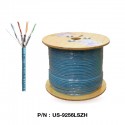 US-9256LSZH  CAT 6A U/FTP XG (500 MHz) CABLE, LSZH (Color Aqua Blue) 