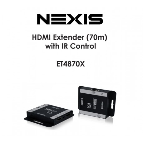 NEXIS รุ่น ET4870X HDMI Extender (70m) with IR Control