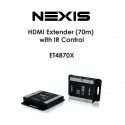 NEXIS รุ่น ET4870X HDMI Extender (70m) with IR Control